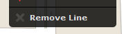 Clear lines button